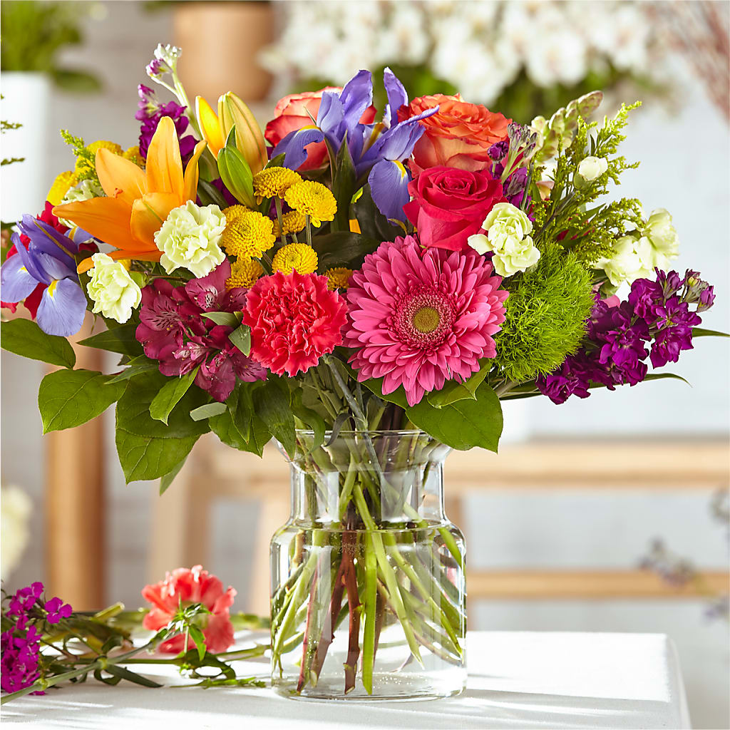 Bold & Bright – A Florist Original – Nacogdoches Floral Company, Nacogdoches TX