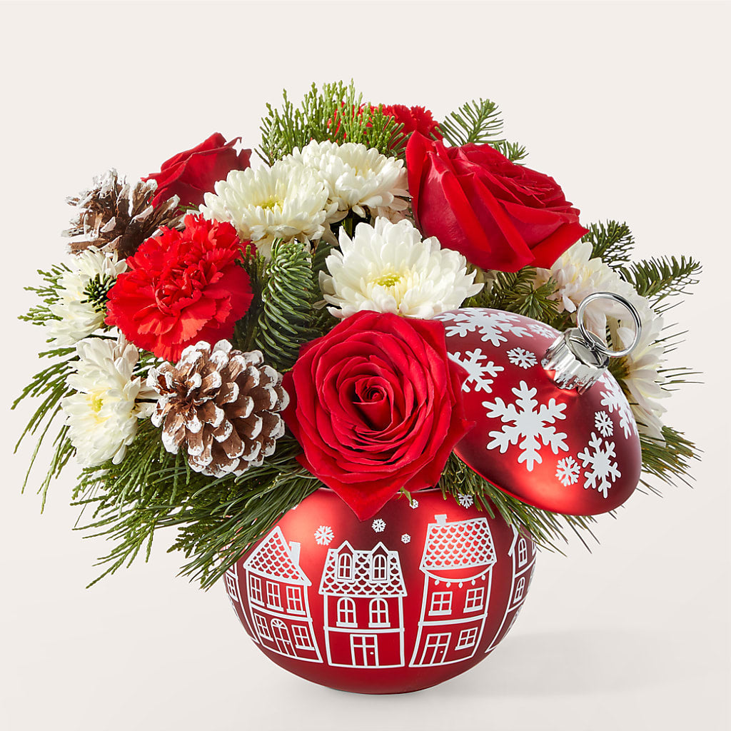 Christmas Village Ornament – Nacogdoches Floral Company, Nacogdoches TX