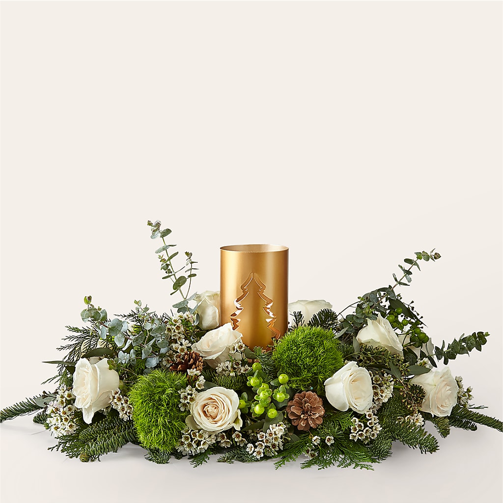 Chestnuts Roasting Centerpiece – Nacogdoches Floral Company, Nacogdoches TX