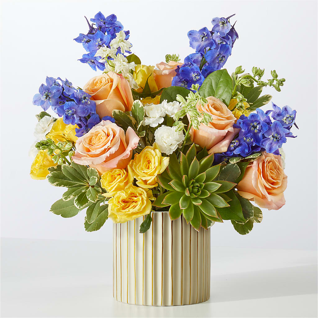 Cobalt Reverie Bouquet – Nacogdoches Floral Company, Nacogdoches TX