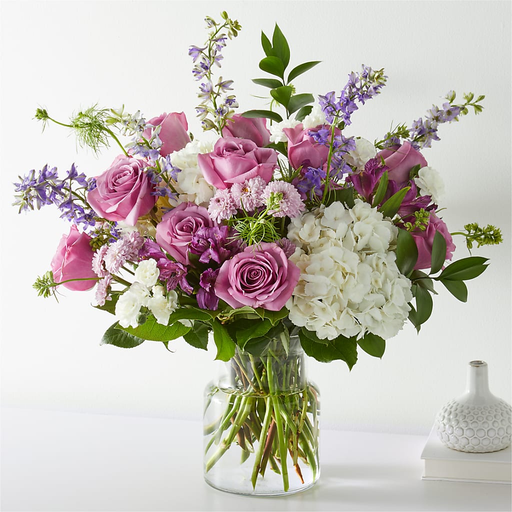 Violet Caress Bouquet – Nacogdoches Floral Company, Nacogdoches TX