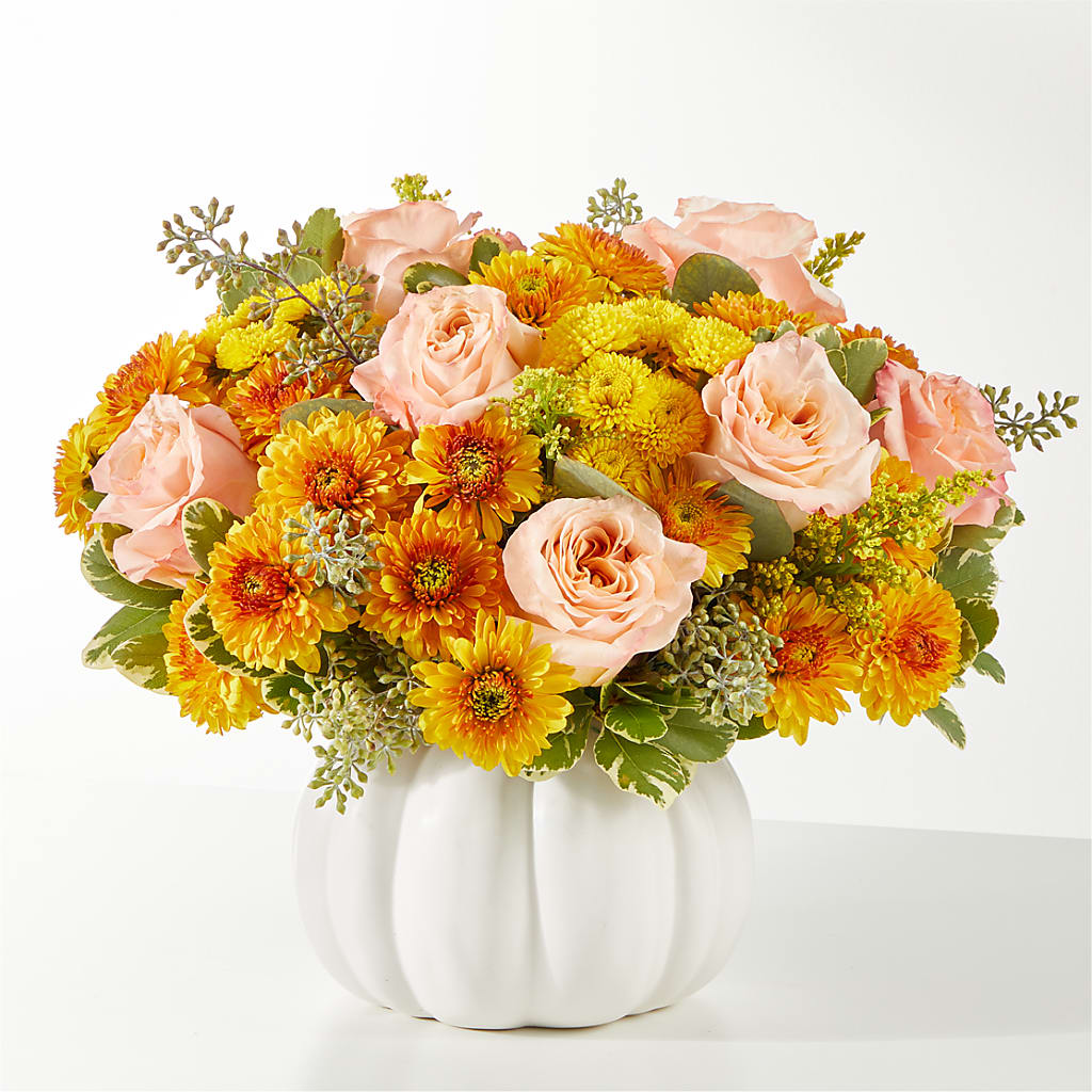 Peachy Pumpkin – Nacogdoches Floral Company, Nacogdoches TX