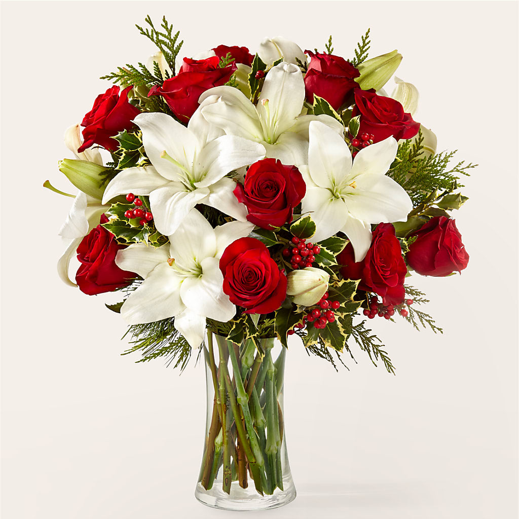 Sparkling Snowflakes Bouquet – Nacogdoches Floral Company, Nacogdoches TX