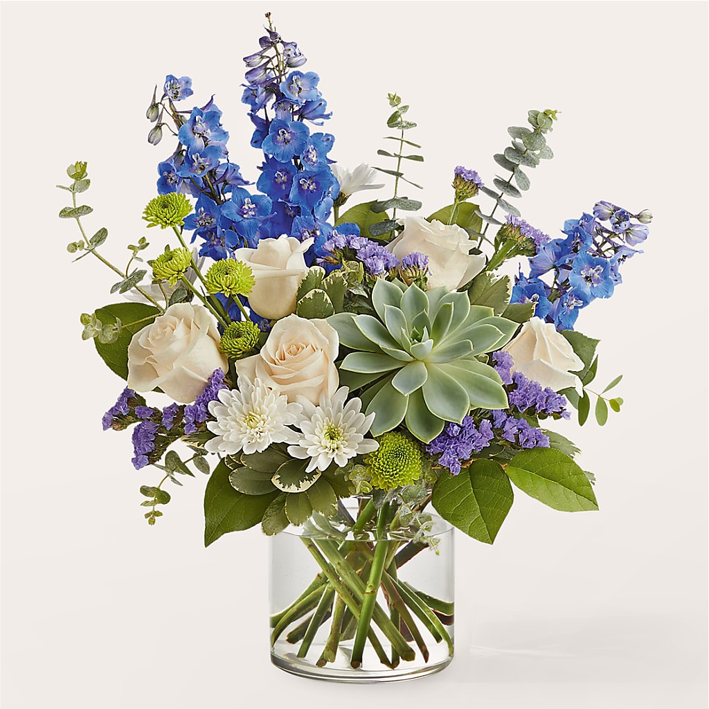 Cerulean Waves Bouquet – Nacogdoches Floral Company, Nacogdoches TX
