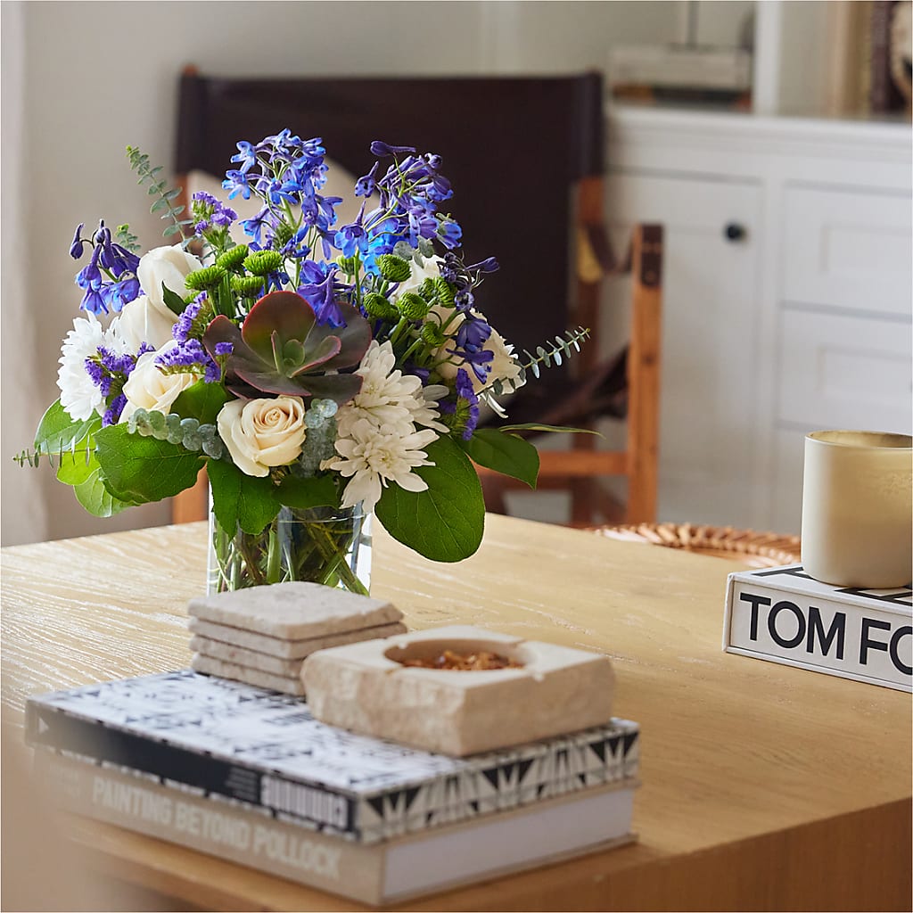 Cerulean Waves Bouquet – Nacogdoches Floral Company, Nacogdoches TX