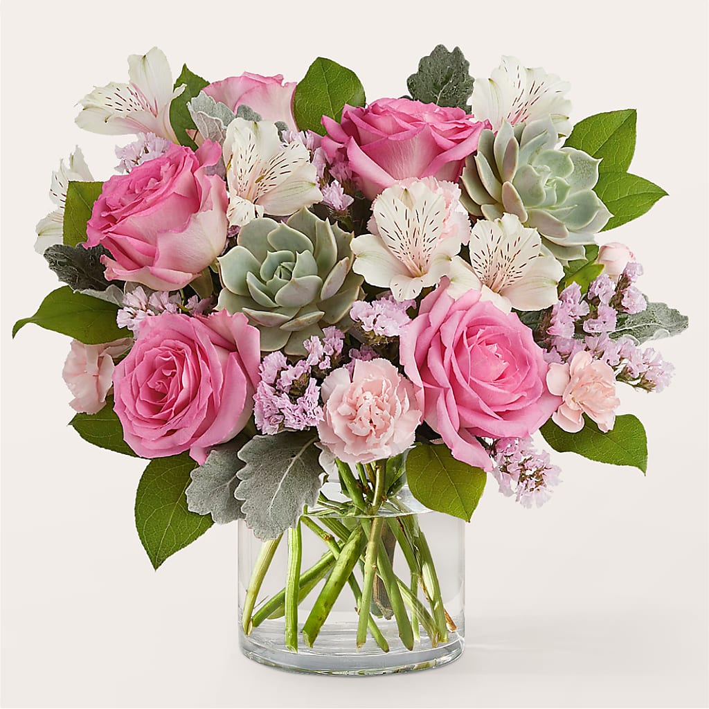 Dusty Rose Bouquet – Nacogdoches Floral Company, Nacogdoches TX