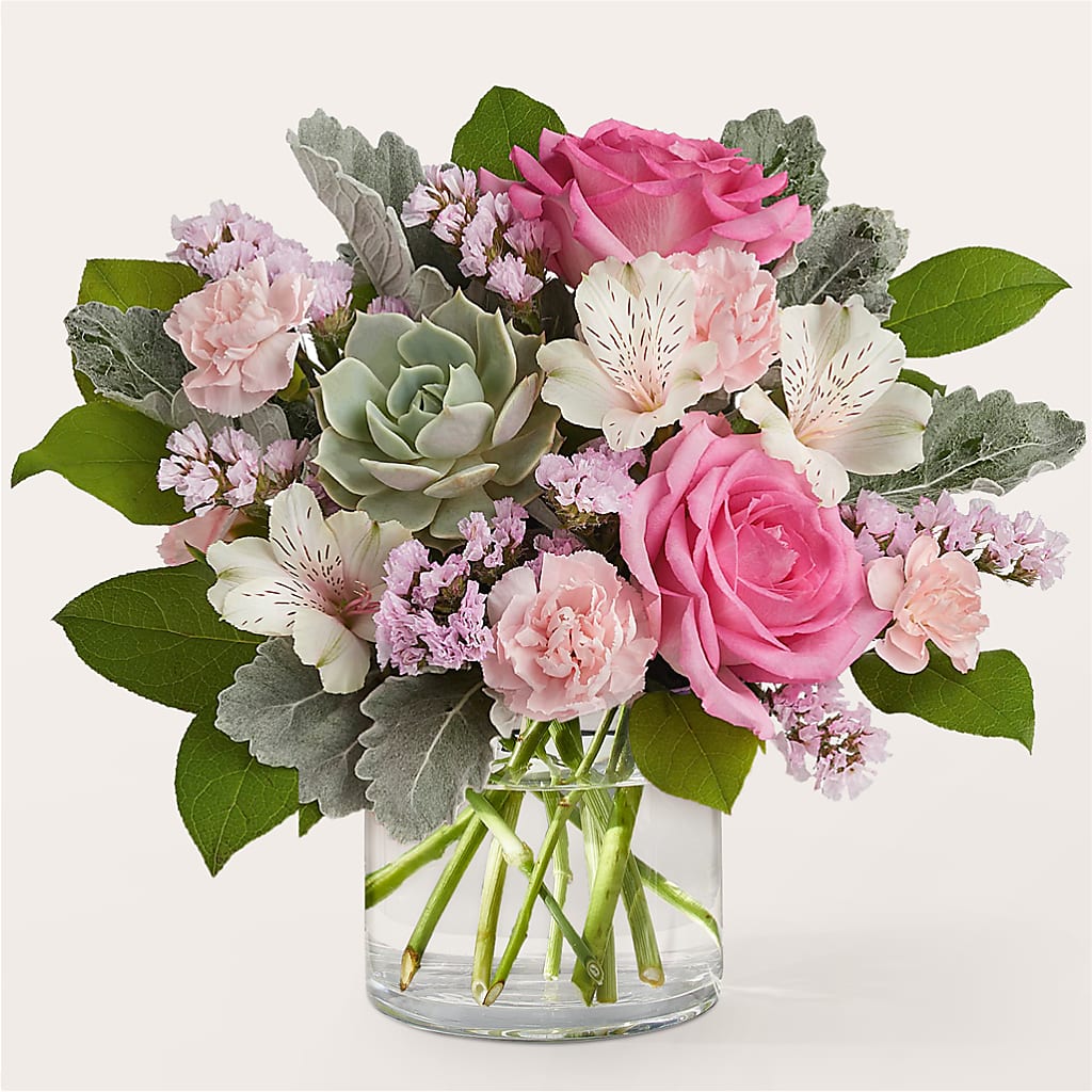 Dusty Rose Bouquet – Nacogdoches Floral Company, Nacogdoches TX
