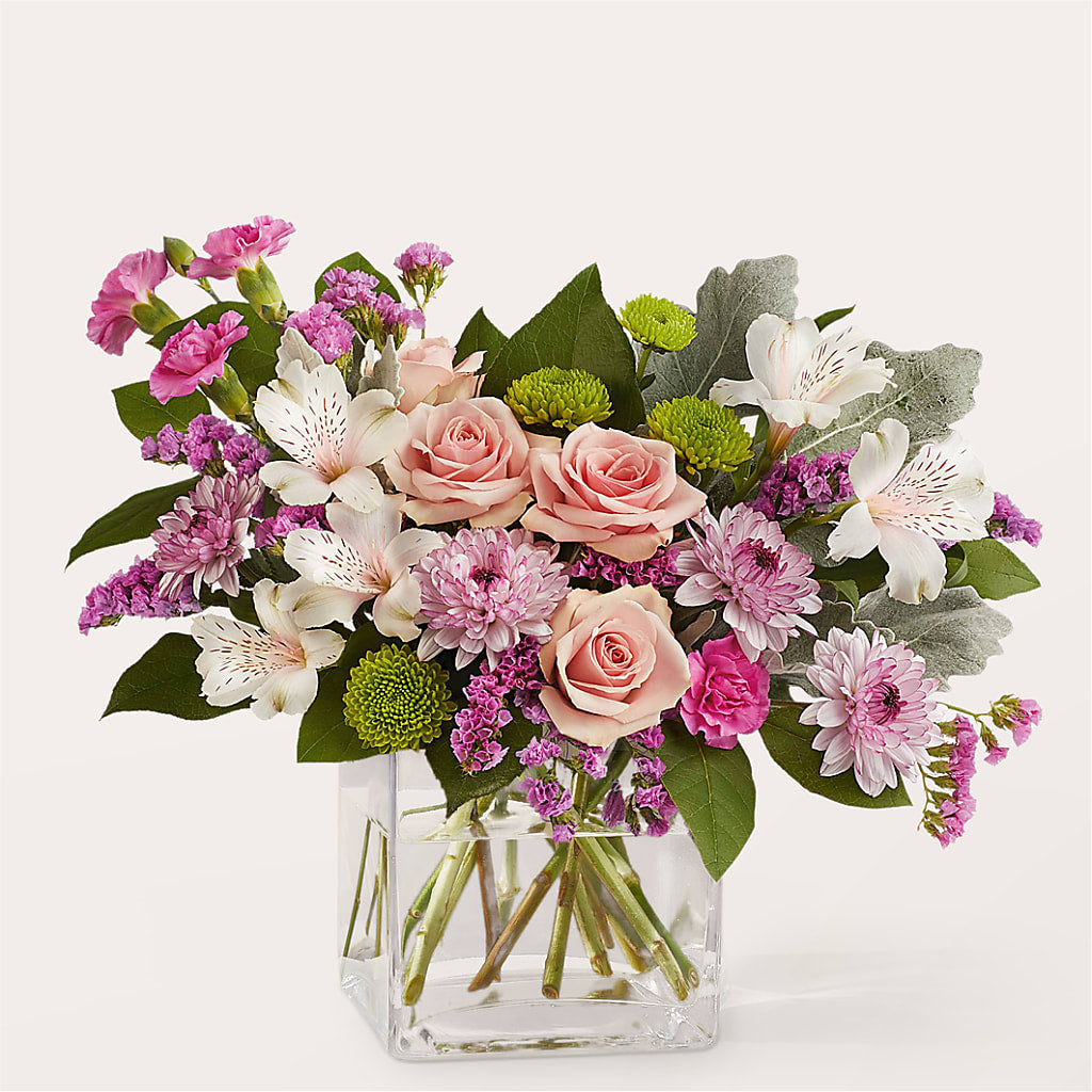 Pink Suede Bouquet – Nacogdoches Floral Company, Nacogdoches TX