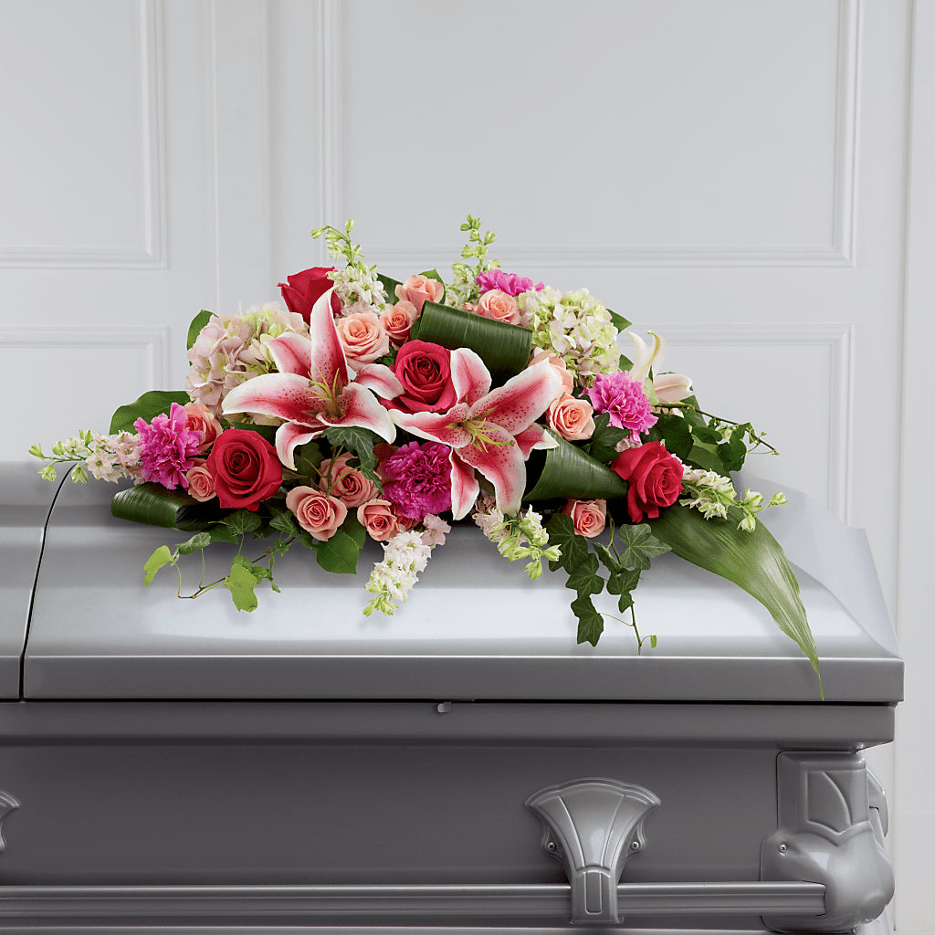 Splendid Grace Casket Spray – Nacogdoches Floral Company, Nacogdoches TX