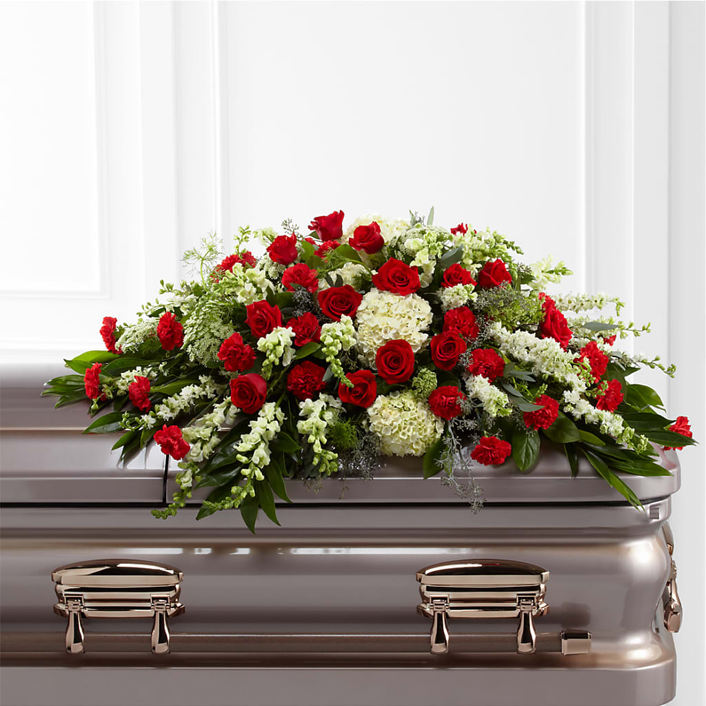 Sincerity Casket Spray – Nacogdoches Floral Company, Nacogdoches TX