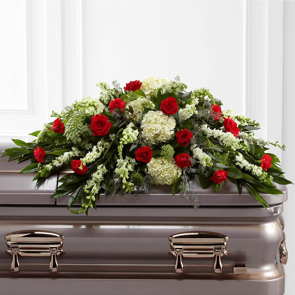 Sincerity Casket Spray – Nacogdoches Floral Company, Nacogdoches TX