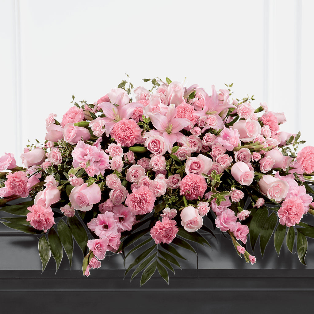 Garden of Comfort Casket Spray (Standard) – Nacogdoches Floral Company, Nacogdoches TX