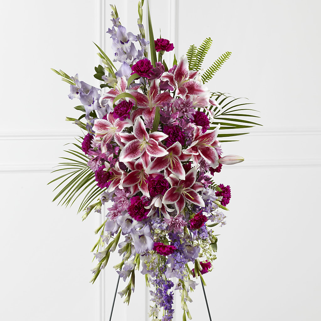 Tender Touch Standing Spray – Nacogdoches Floral Company, Nacogdoches TX