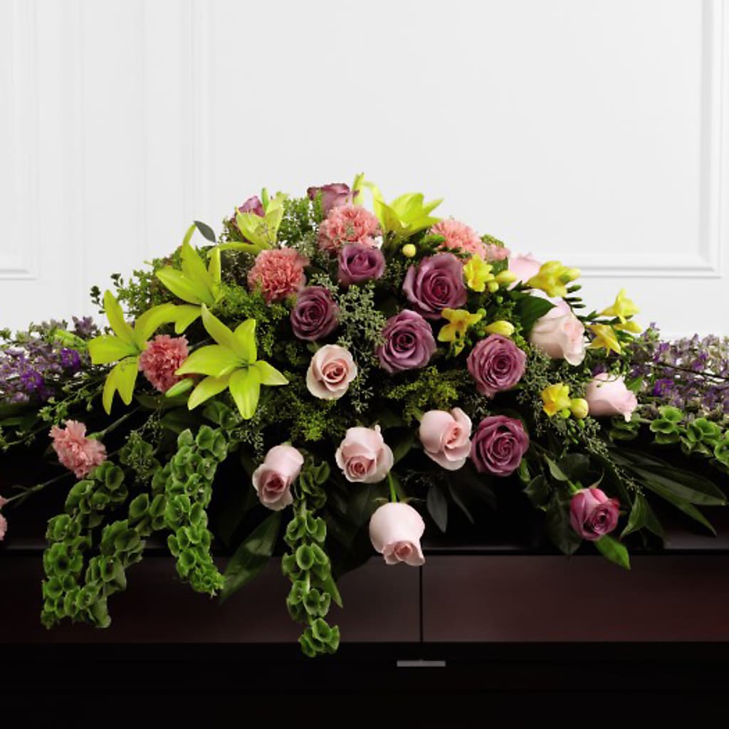 Forever Beloved Casket Spray – Nacogdoches Floral Company, Nacogdoches TX