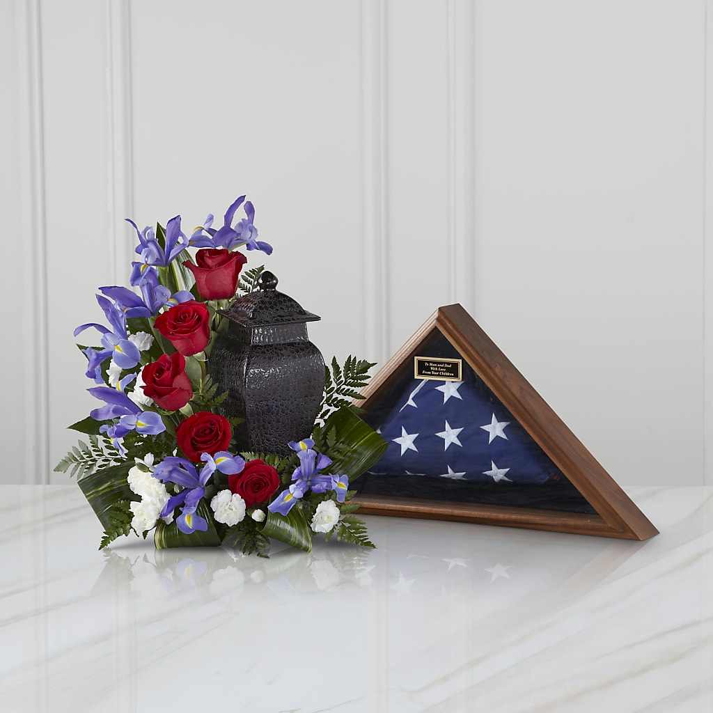 Patriotic Tribute Arrangement – Nacogdoches Floral Company, Nacogdoches TX