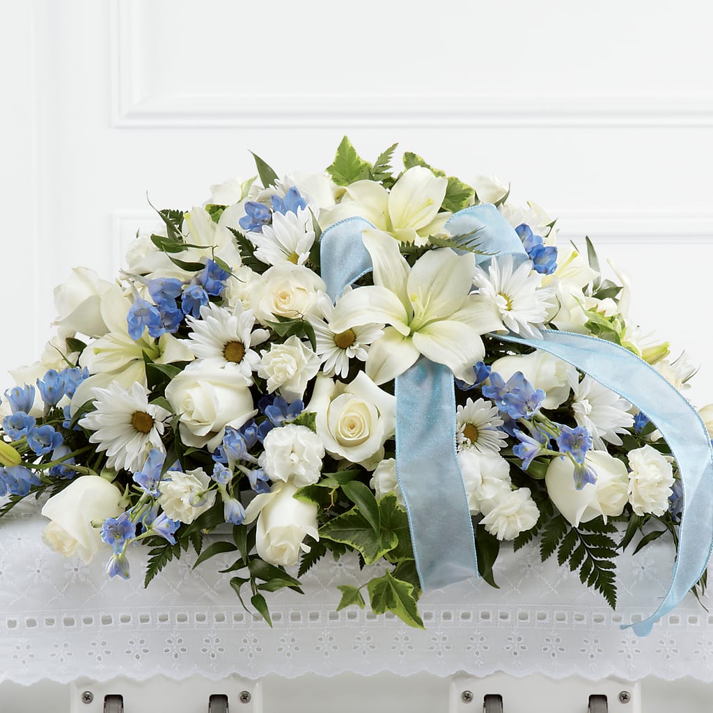Tender Treasure Casket Spray – Nacogdoches Floral Company, Nacogdoches TX