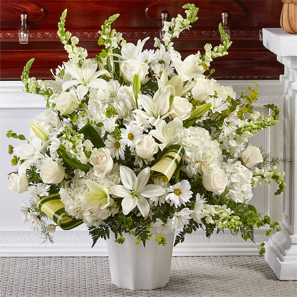 Thoughts of Tranquility Floor Basket – Nacogdoches Floral Company, Nacogdoches TX