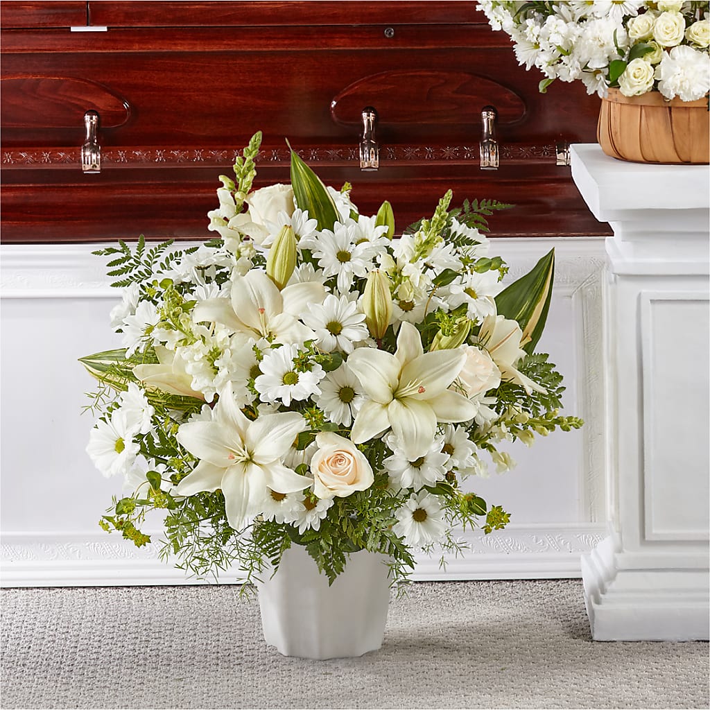 Thoughts of Tranquility Floor Basket – Nacogdoches Floral Company, Nacogdoches TX