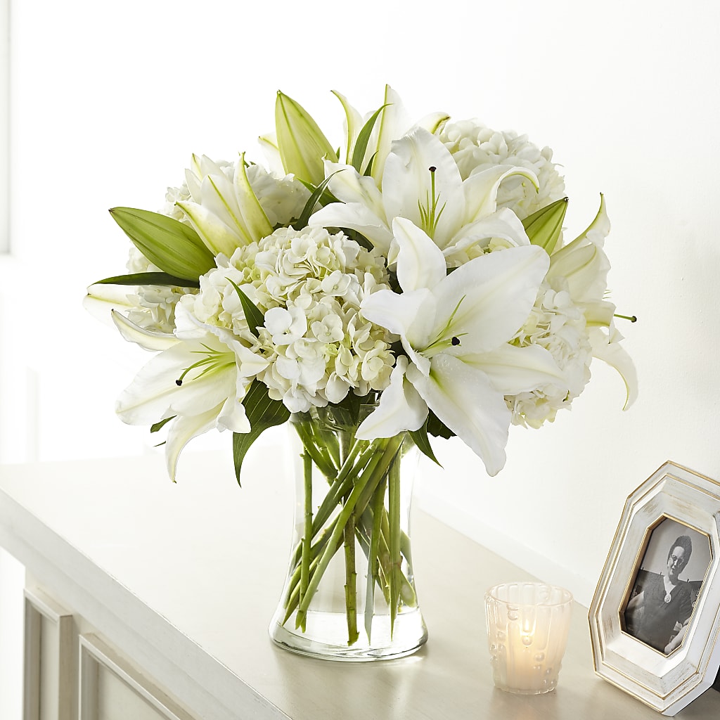 Compassionate Lily Bouquet – Nacogdoches Floral Company, Nacogdoches TX