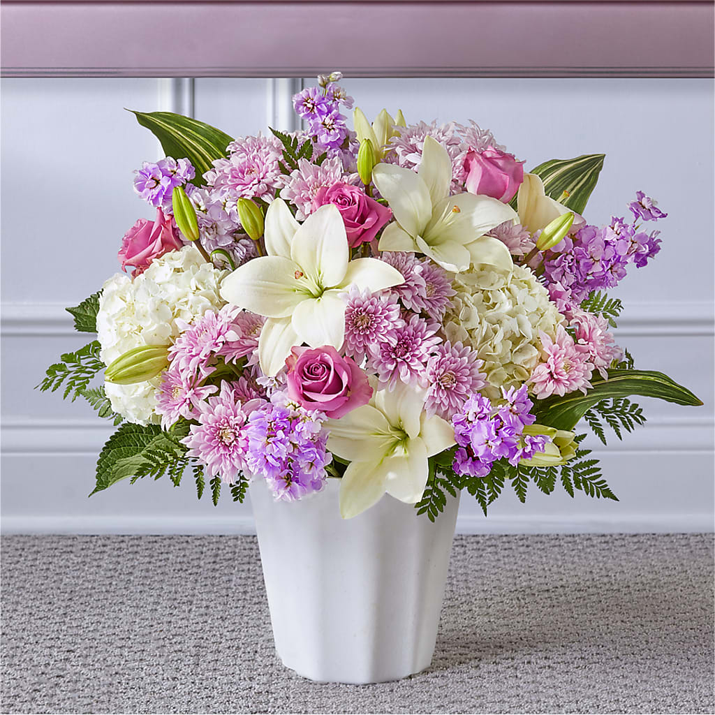 Heaven Sent Floor Basket – Nacogdoches Floral Company, Nacogdoches TX