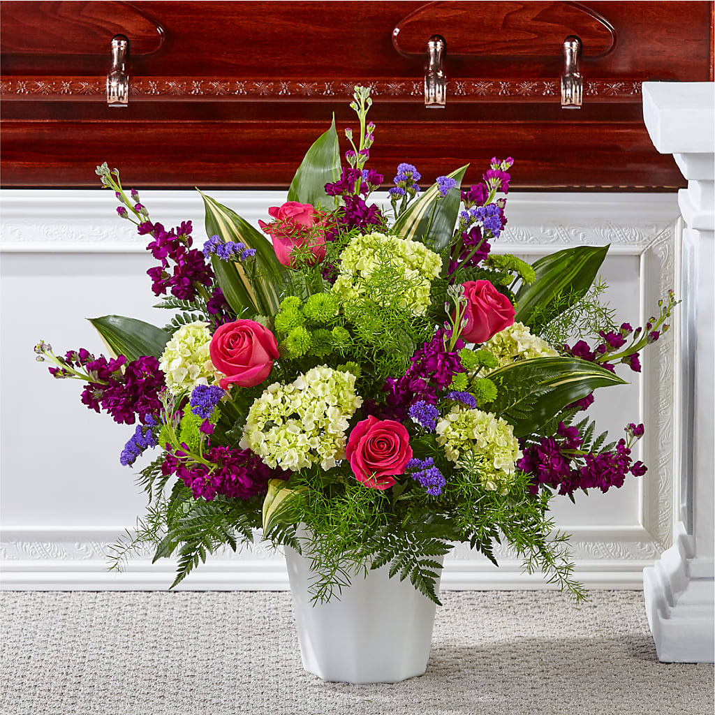 Beautiful Horizons Floor Basket – Nacogdoches Floral Company, Nacogdoches TX
