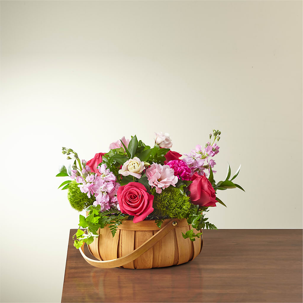 Radiance in Bloom Basket – Nacogdoches Floral Company, Nacogdoches TX