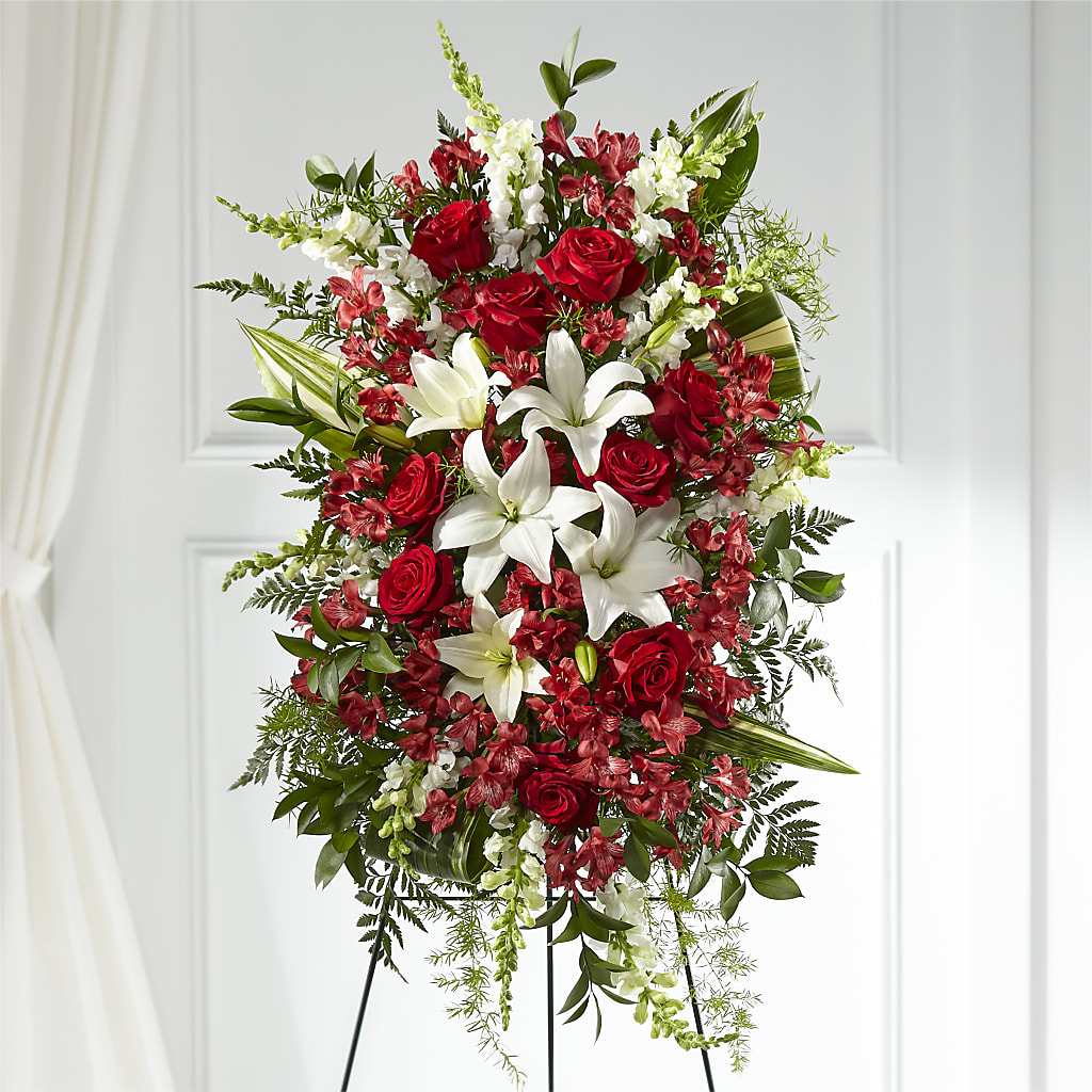 Everlasting Memory Standing Spray – Nacogdoches Floral Company, Nacogdoches TX