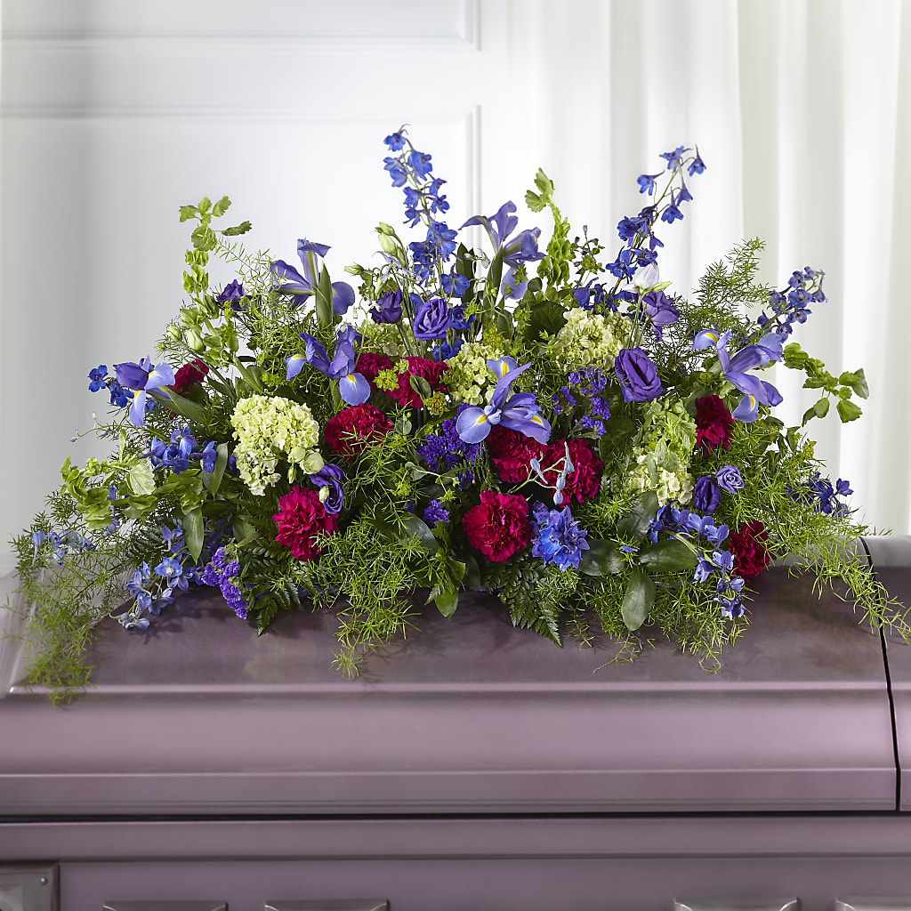 Always Treasured Casket Spray – Nacogdoches Floral Company, Nacogdoches TX