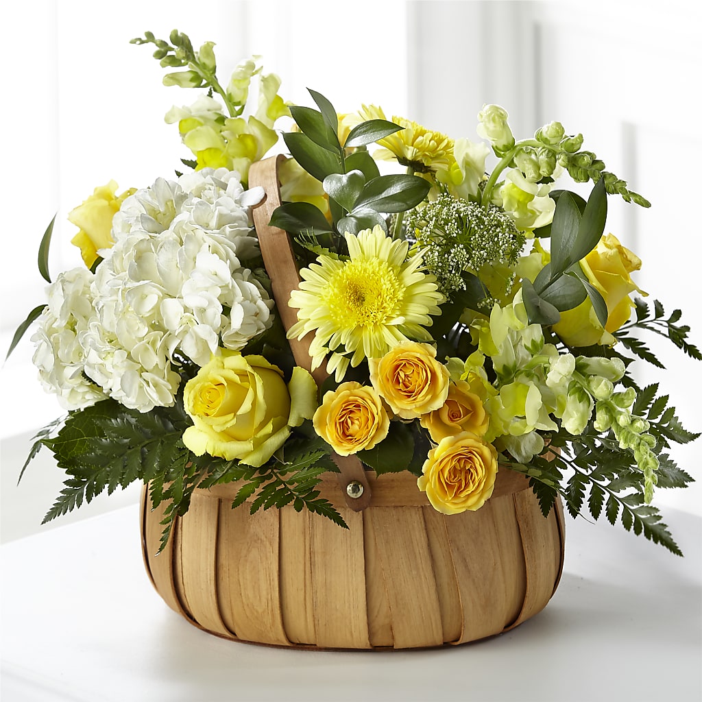 Rustic Remembrance Basket – Nacogdoches Floral Company, Nacogdoches TX