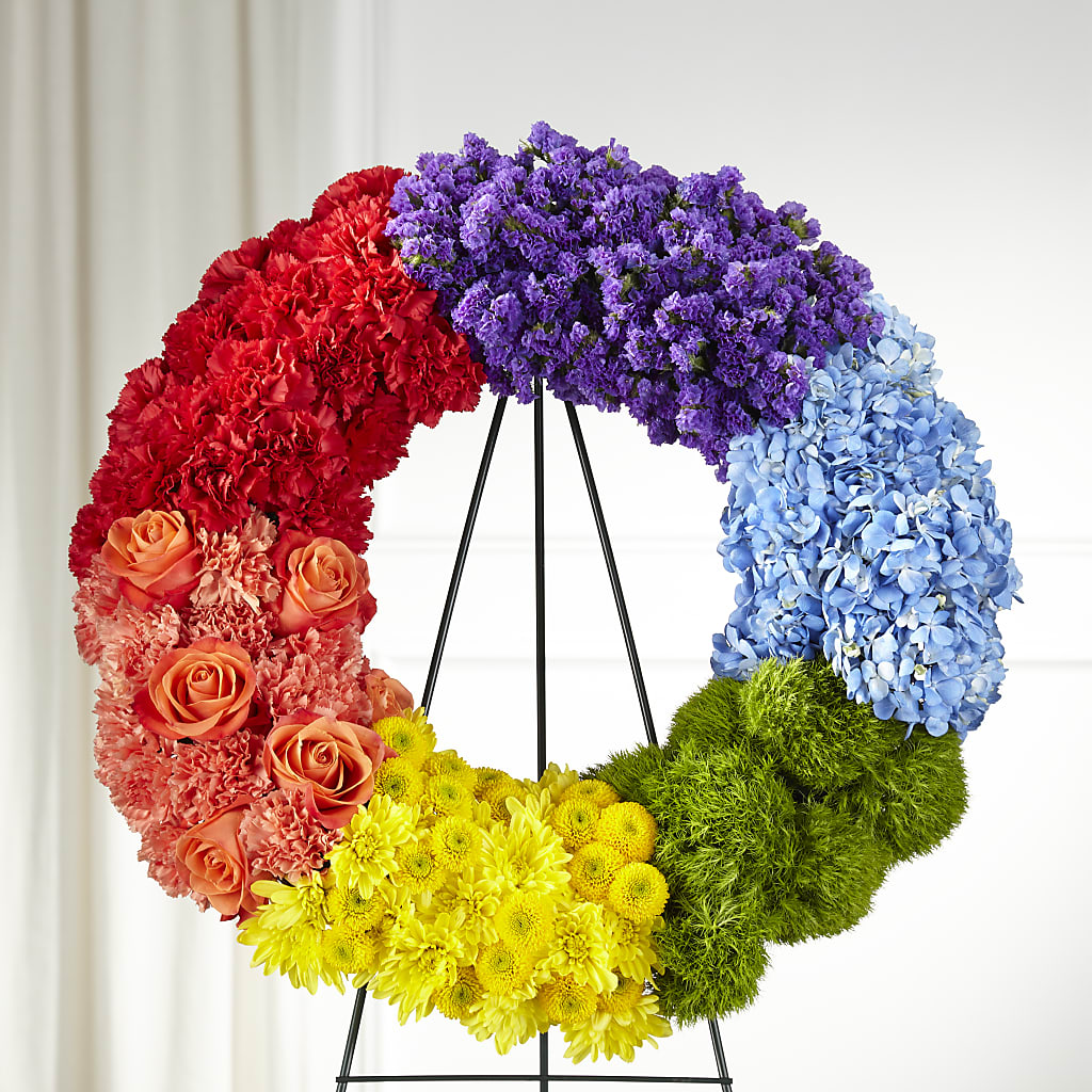 Circle of Love Wreath – Nacogdoches Floral Company, Nacogdoches TX