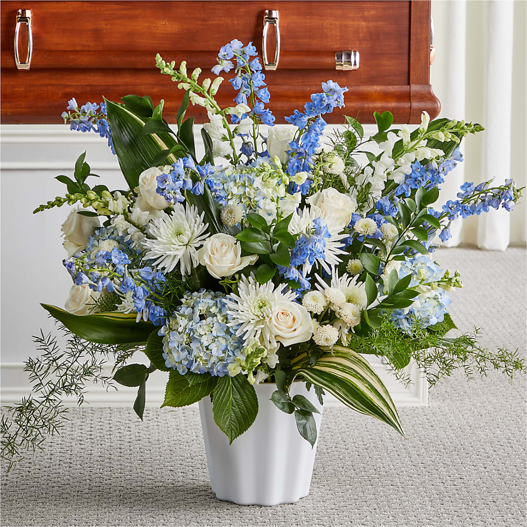 Everlasting Memories Floor Basket – Nacogdoches Floral Company, Nacogdoches TX