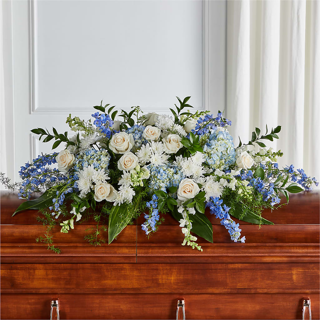 Timeless Essence Casket Spray – Nacogdoches Floral Company, Nacogdoches TX