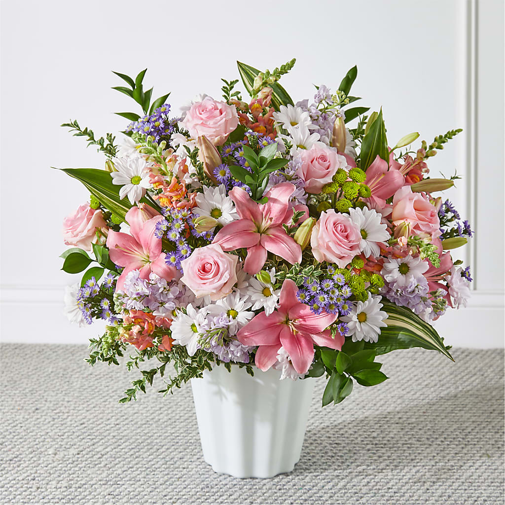 Abundant Compassion Floor Basket – Nacogdoches Floral Company, Nacogdoches TX