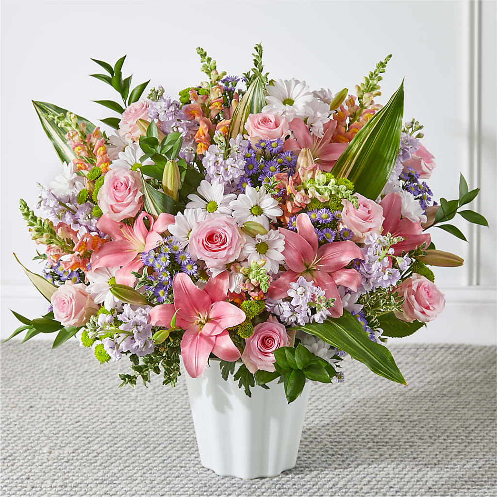 Abundant Compassion Floor Basket – Nacogdoches Floral Company, Nacogdoches TX