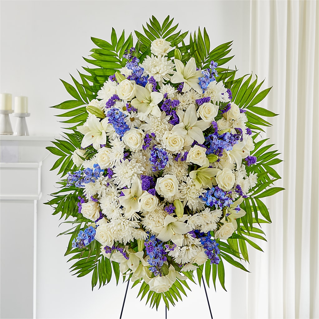 At Rest Standing Spray – Nacogdoches Floral Company, Nacogdoches TX