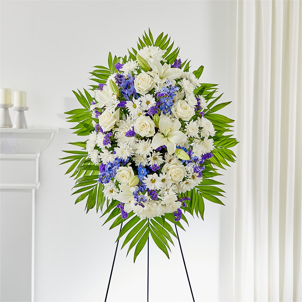 At Rest Standing Spray – Nacogdoches Floral Company, Nacogdoches TX