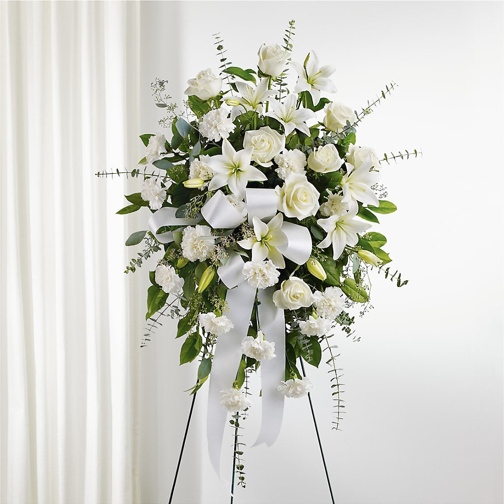 With Care Standing Spray – Nacogdoches Floral Company, Nacogdoches TX