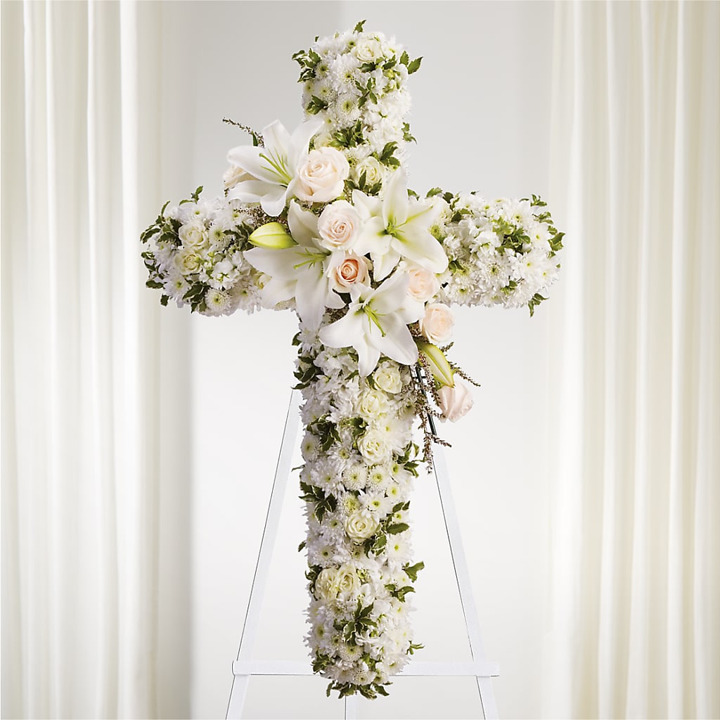 Spiritual Guidance Standing Spray – Nacogdoches Floral Company, Nacogdoches TX