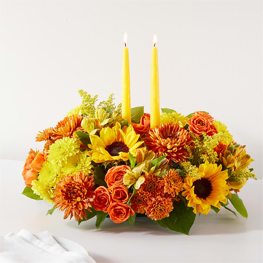 Autumn Harmony Centerpiece – Nacogdoches Floral Company, Nacogdoches TX