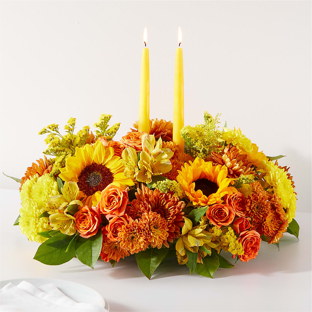 Autumn Harmony Centerpiece – Nacogdoches Floral Company, Nacogdoches TX