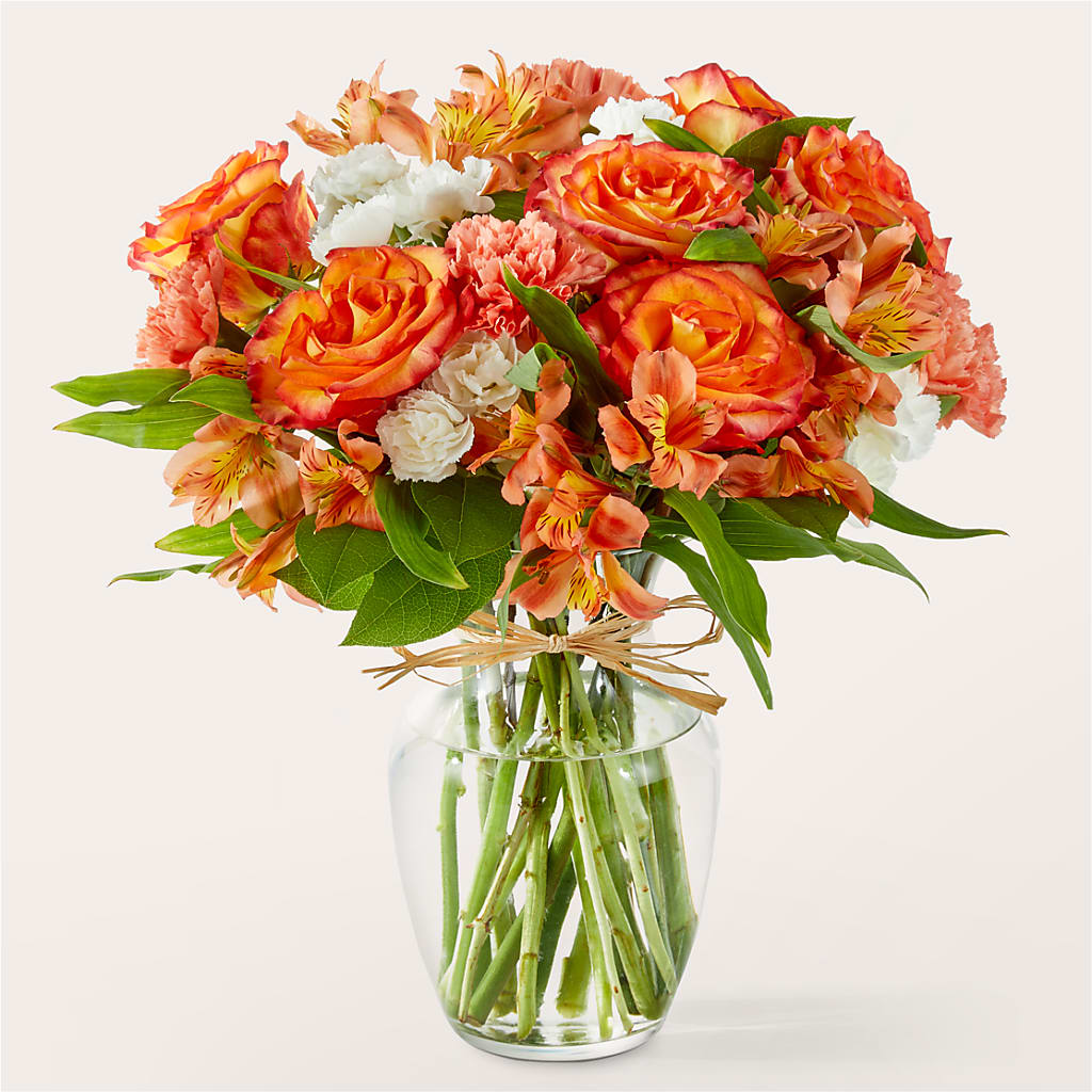 Apricot Glow Bouquet – Nacogdoches Floral Company, Nacogdoches TX