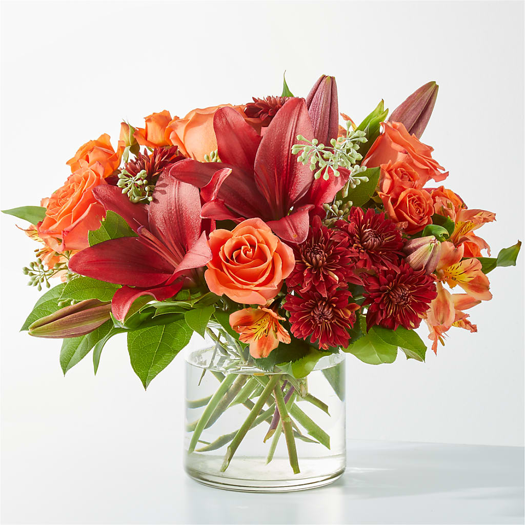 Crimson Leaves Bouquet – Nacogdoches Floral Company, Nacogdoches TX