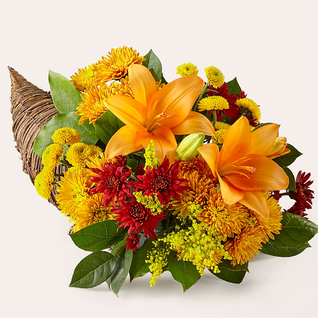 Feast of Color Cornucopia – Nacogdoches Floral Company, Nacogdoches TX