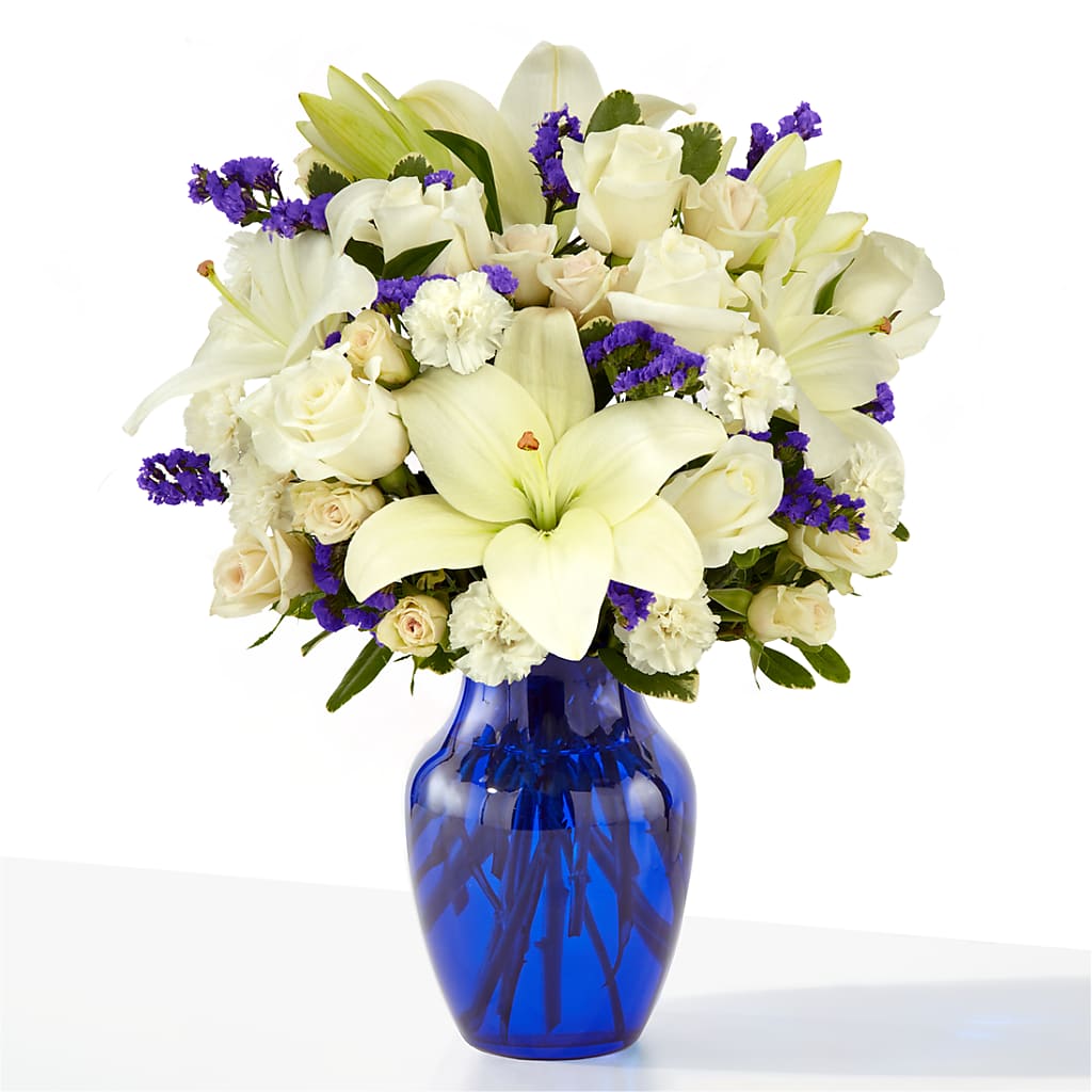 Sapphire Rush Bouquet – Nacogdoches Floral Company, Nacogdoches TX