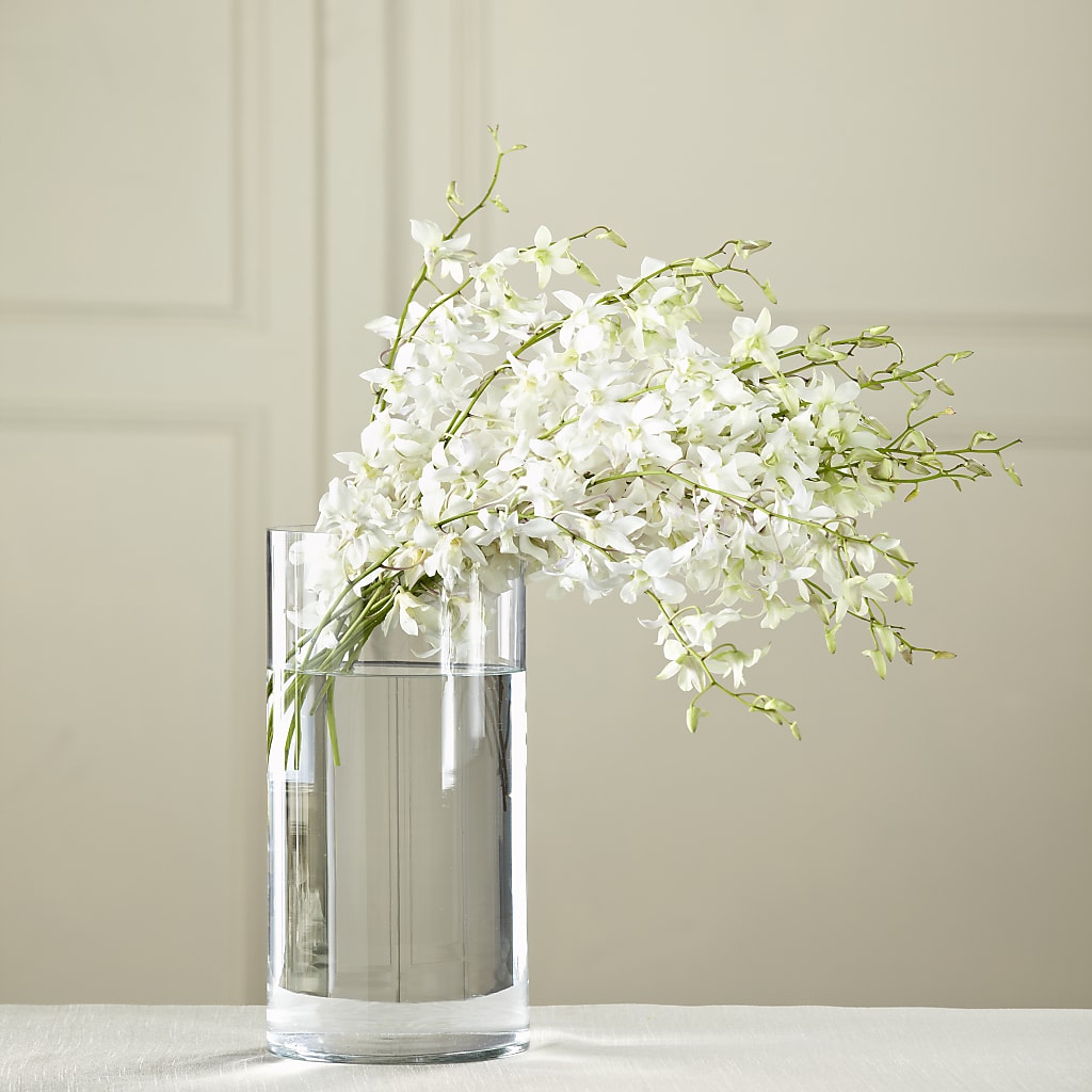 White Dendrobium Bouquet – Nacogdoches Floral Company, Nacogdoches TX