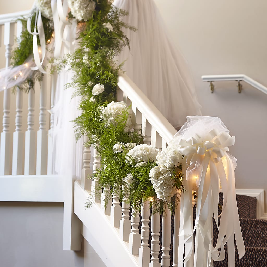 Champagne Dreams Garland – Nacogdoches Floral Company, Nacogdoches TX