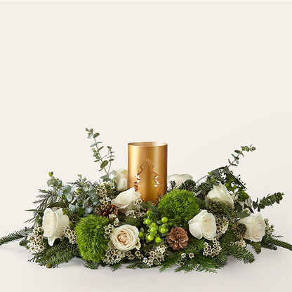 Chestnuts Roasting Centerpiece –  Nacogdoches Floral Company, Nacogdoches TX