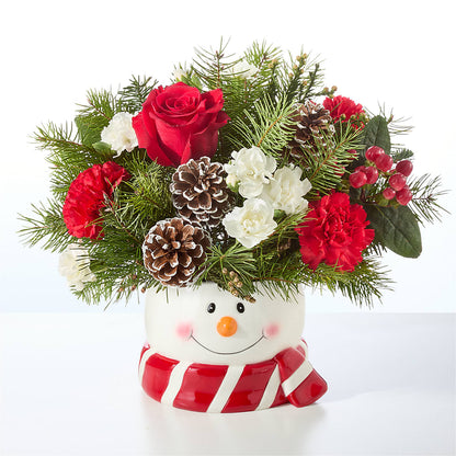 Jolly Snowman Bouquet –  Nacogdoches Floral Company, Nacogdoches TX