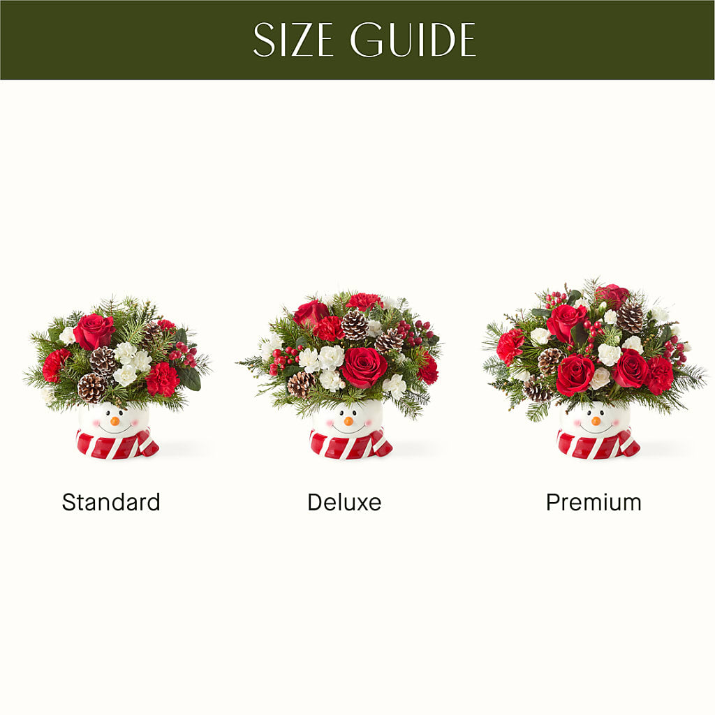 Jolly Snowman Bouquet –  Nacogdoches Floral Company, Nacogdoches TX
