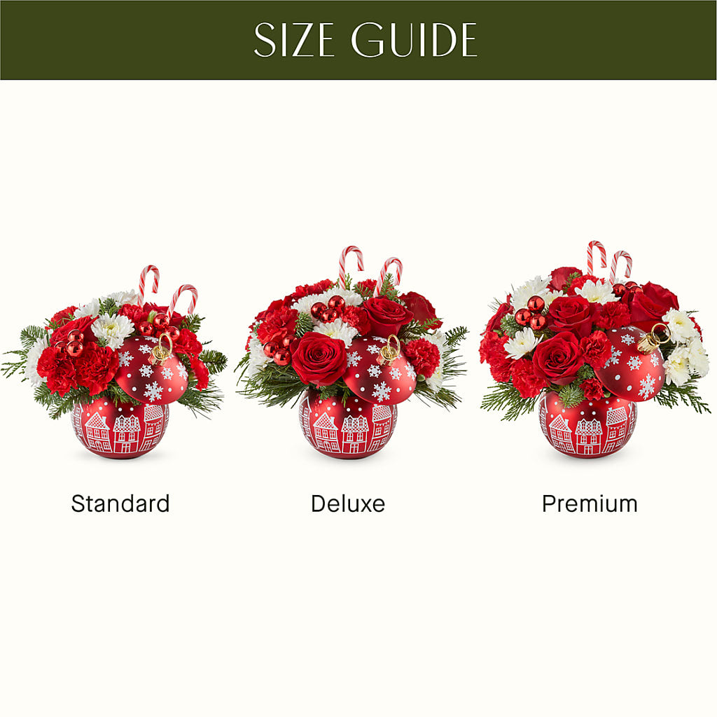 Cheer in the Air Ornament –  Nacogdoches Floral Company, Nacogdoches TX